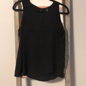 Black tank top blouse F21